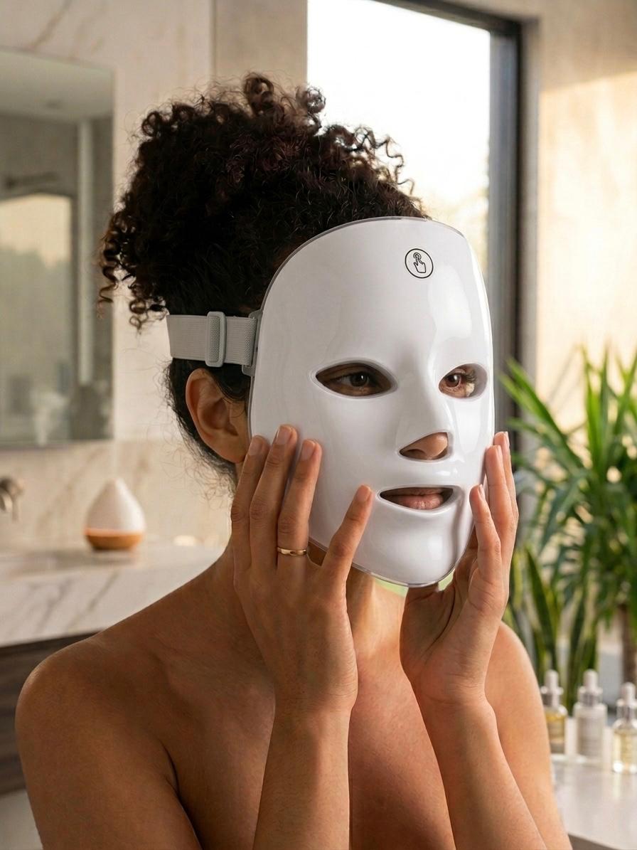 Máscara facial LED